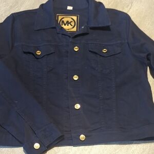 Michael Kors Navy Jacket with Gold Buttons